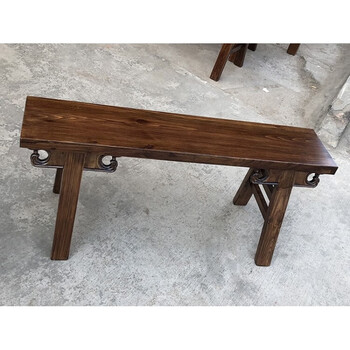 实木饭店桌椅组合餐馆酒店面馆酒席桌子农村老式正方形仿古八仙桌