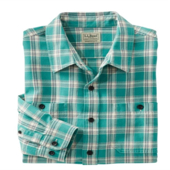 L L Bean 宾恩男装衬衫纯棉长袖格子尖领早春美国直邮tk Blue Green Xlarge 图片价格品牌报价 京东