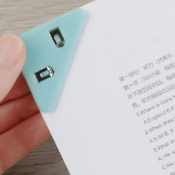 国誉(KOKUYO)淡彩曲奇·柔光·三角塑料资料夹子封口夹书角保护套防翘边 4个(蓝/粉/白/黄) WSG-KRY01 国誉(KOKUYO)淡彩曲奇·柔光·三角塑料资料夹子封口夹书角保护套防翘边 4个(蓝/粉/白/黄) WSG-KRY01