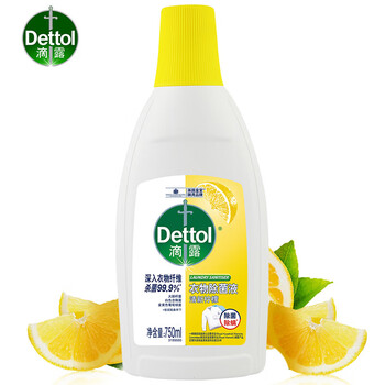 滴露【专业消毒除菌90年 植物成分】衣物除菌液清新柠檬750ml