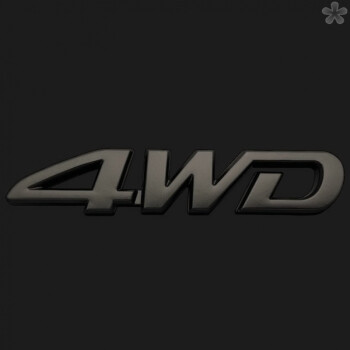 零寻适用于丰田rav4荣放黑色车标toyota4wd一汽标志前中网标后尾箱标