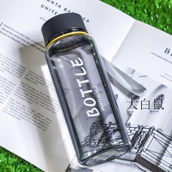 水杯男士泡茶大容量夏天茶杯茶水分离耐高温防摔学生食品级壶黑色800