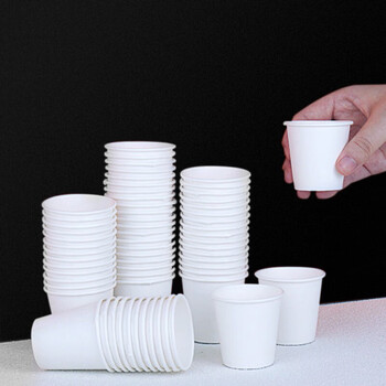 星坊一次性试吃杯50ml小号 加厚防烫试饮杯小吃杯 品尝杯水杯100只装