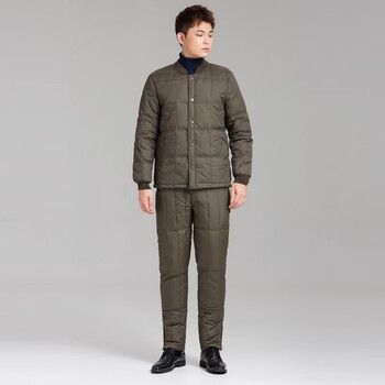 波司登保暖冬季校服内胆上衣裤子羽绒服初高中生加厚男学生内穿保暖