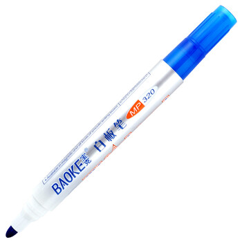 宝克(BAOKE)MP320 办公会议教学白板笔可擦易擦 蓝色10支/盒 宝克(BAOKE)MP320 办公会议教学白板笔可擦易擦 蓝色10支/盒