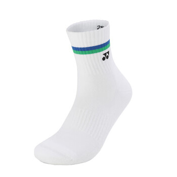 YONEX尤尼克斯羽毛球袜吸汗透气运动袜男款145134BCR白三双装 YONEX尤尼克斯羽毛球袜吸汗透气运动袜男款145134BCR白三双装