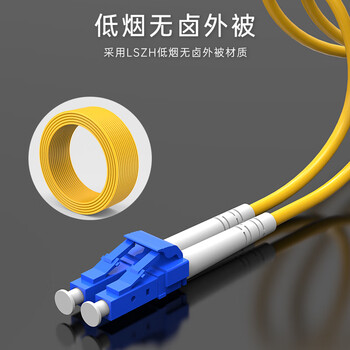 SK-LINK 光纤跳线 LC-ST电信级单模双芯ST-LC千兆万兆UPC光纤线机房尾纤 低烟无卤 SK-TXSM-2LCST2M 2米 SK-LINK 光纤跳线 LC-ST电信级单模双芯ST-LC千兆万兆UPC光纤线机房尾纤 低烟无卤 SK-TXSM-2LCST2M 2米