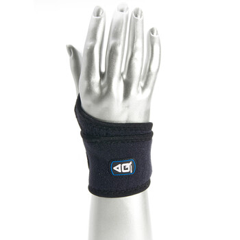 AQ护腕带运动加压吸汗护腕健身大拇指加压款5092SP黑色单只装均码