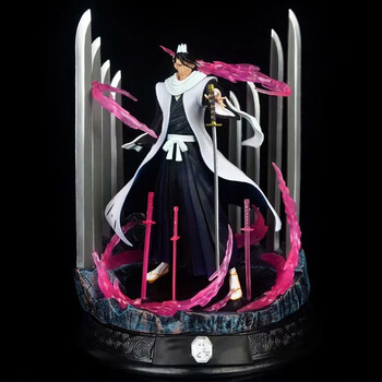 Bleach死神卍解黑崎一护1代黑崎一护2代月牙天冲动漫公仔玩具模型手办收藏摆件朽木白哉场景版 图片价格品牌报价 京东