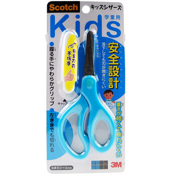 3M 思高 剪刀 儿童炫彩圆头剪刀/安全剪刀5英寸 1442B 1个装 蓝色 新/原包装随机 3M 思高 剪刀 儿童炫彩圆头剪刀/安全剪刀5英寸 1442B 1个装 蓝色 新/原包装随机