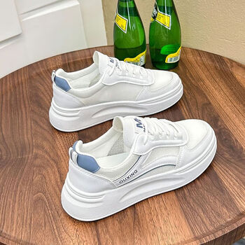 大东dusto小白鞋女2023夏季新款韩版休闲板鞋网鞋女透气网面薄底女鞋