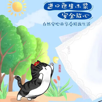 维达（Vinda） 倍韧3层纸手帕10包（吾皇万睡版）*2提V0123
