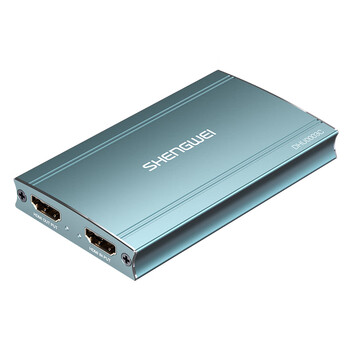 胜为HDMI高清视频采集卡4K60Hz环出 适用Switch/PS5 笔记本手机游戏摄像机抖音直播录制盒 DHU0003C