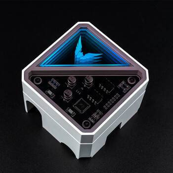 瓦尔基里(VALKYRIE）V360 MERLIN  VK 一体式CPU水冷散热器  3.5吋IPS液晶屏 LCP扇叶风扇 支持LGA1700