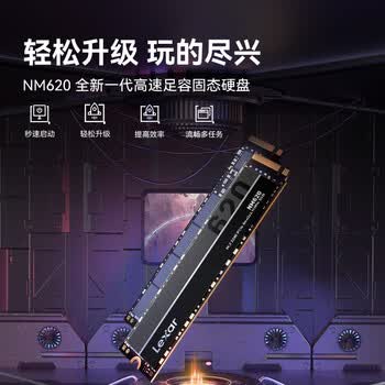 雷克沙(Lexar)NM620 256GB SSD固态硬盘 M.2接口(NVMe协议)PCIe 3.0x4 读速3500MB/s 足容TLC颗粒 雷克沙(Lexar)NM620 256GB SSD固态硬盘 M.2接口(NVMe协议)PCIe 3.0x4 读速3500MB/s 足容TLC颗粒