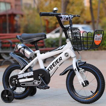 儿童自行车男女孩童车12寸14寸2-3岁以上宝宝1618小孩子脚踏单车防摔