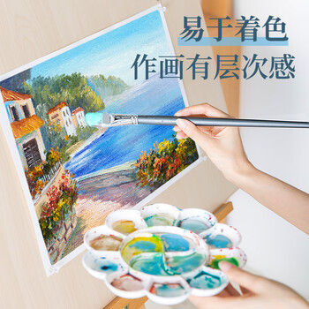 得力(deli)8K水彩纸粗纹230g美术绘画纸木棉纸浆初学者水彩水粉画专业用纸8开20张73920双十一热门商品 得力(deli)8K水彩纸粗纹230g美术绘画纸木棉纸浆初学者水彩水粉画专业用纸8开20张73920双十一热门商品