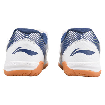 李宁乒乓球鞋儿童款男童女童运动鞋透气防滑牛筋底APTP004-4白蓝34