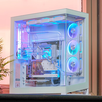 PHANTEKS追风者NV7白全视景 无立柱海景房机箱(可置换I/O/支持3x360水冷/ARGB双4090/双通道灯控)