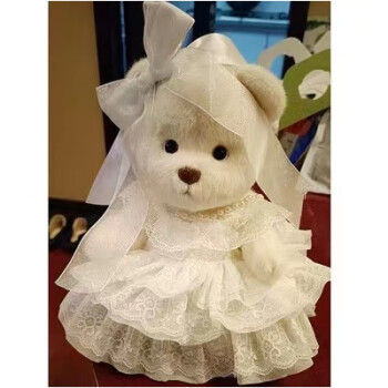 莉娜熊公仔teddybears玩偶同款衣服中號30cm娃衣手作tales熊熊 婚紗