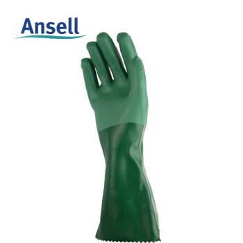 安思尔（Ansell）氯丁橡胶防滑耐磨耐用耐酸碱防化防护手套 8-354