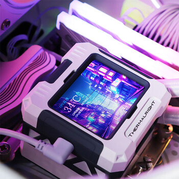 Thermalright(利民) FROZEN WARFRAME 360 WHITE ARGB 寒冰装甲 一体式水冷散热器 IPS液晶屏 FW360 WHITE ARGB