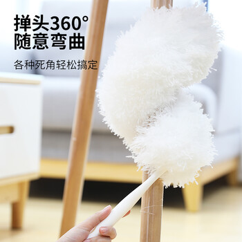 好媳妇除尘掸可伸缩 静电鸡毛掸子家用360度可伸缩水洗汽车掸子扫灰神器