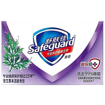 舒肤佳苦艾草本洁肤香型香皂100克*6盒 洗手洗脸舒缓呵护
