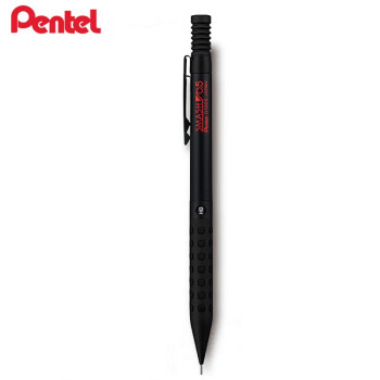 日本pentel派通自动铅笔Smash金属笔头低重心Q1005防断针管尖0.5mm绘图设计活动铅笔 黑色 1支