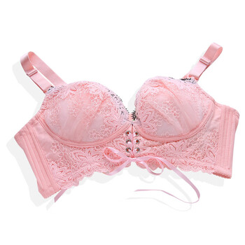 胸罩内衣喂奶聚拢有型全罩杯文胸2-6个月棉质舒适q 丽人粉色 75b