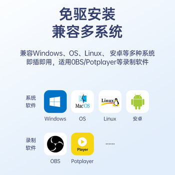 山泽视频采集卡switch游戏HDMI母转USB采集器线PS4/NS/xbox笔记本电脑手机直播CJQ-015B 山泽视频采集卡switch游戏HDMI母转USB采集器线PS4/NS/xbox笔记本电脑手机直播CJQ-015B