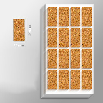 誉禾软木标签贴不干胶贴纸便签贴小尺寸厨房防水防油自粘式复古手账贴无痕学生姓名贴 6张小号96枚 5236 誉禾软木标签贴不干胶贴纸便签贴小尺寸厨房防水防油自粘式复古手账贴无痕学生姓名贴 6张小号96枚 5236