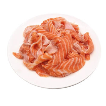 蜜鲜湾三文鱼边角料 宠物碎肉无鱼皮自制狗粮鱼油丰富 4斤三文鱼碎肉