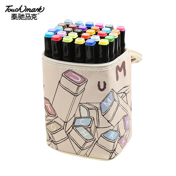Touch mark马克笔30色套装动漫双头彩笔油性水彩笔画笔学生文具儿童生日礼物送男孩女生开学礼物 Touch mark马克笔30色套装动漫双头彩笔油性水彩笔画笔学生文具儿童生日礼物送男孩女生开学礼物