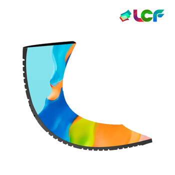 联诚发室内P2.5全彩led软模组led创意屏led柔性显示屏led软屏led异形屏P2.5户内led软膜屏单元板(320*160MM)