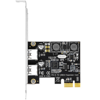 MOGEPCIE转2口USB3.0扩展卡PCI-E转USB 3.2 Gen1转接卡独立供电台式机 MC2012