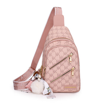 晨文胸前斜挎包胸包女2023新款休闲百搭女士胸前包韩版软皮小背包时尚