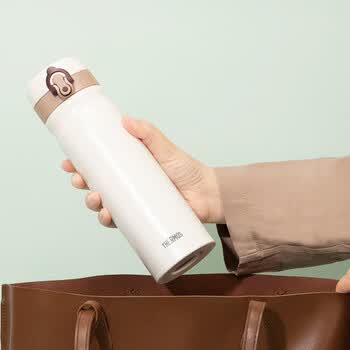 膳魔师（THERMOS）真空保温杯550ML弹盖便携TCMB-550-WH白色