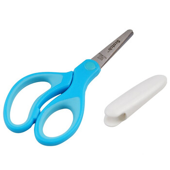 3M 思高 剪刀 儿童炫彩圆头剪刀/安全剪刀5英寸 1442B 1个装 蓝色 新/原包装随机 3M 思高 剪刀 儿童炫彩圆头剪刀/安全剪刀5英寸 1442B 1个装 蓝色 新/原包装随机