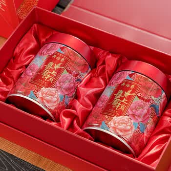 吴裕泰茉莉花茶 茶叶 七窨芽叶浓香喜上眉梢礼盒300g/盒 茶礼盒送礼