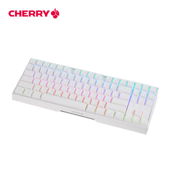 CHERRY樱桃MX3.0S TKL 机械键盘 RGB灯效 游戏键盘 有线键盘电脑办公键盘87键 白色红轴