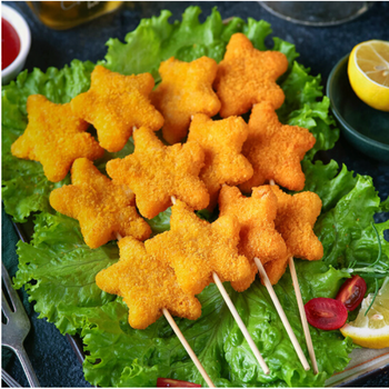 幸鸾油炸小串金丝鸡柳烧烤炸串食材 半成品纯肉排qq鸡排串街边串串