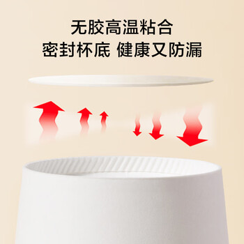 京东京造 纸杯一次性杯子 大号加厚食品级烧烤露营家用水杯320ml【60只】