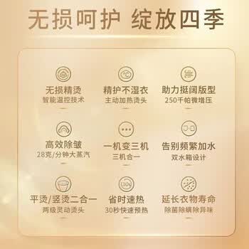 飞利浦挂烫机手持式蒸汽熨烫刷家用小型平烫竖烫增压熨斗 STH7030/18