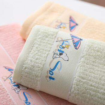 金号史努比联名 A类毛巾纯棉100%洗脸儿童毛巾女士小毛巾6条装 金号史努比联名 A类毛巾纯棉100%洗脸儿童毛巾女士小毛巾6条装