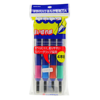 【全网低价,真便宜直播间】樱花(SAKURA)雕刻刀套装 版画雕版木橡皮章刻刀 4把套装 EHT-4A 【全网低价,真便宜直播间】樱花(SAKURA)雕刻刀套装 版画雕版木橡皮章刻刀 4把套装 EHT-4A