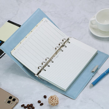 Filofax记事本英国进口高档手帐本简约软皮面活页笔记本礼盒装domino系列A6淡蓝色022578 Filofax记事本英国进口高档手帐本简约软皮面活页笔记本礼盒装domino系列A6淡蓝色022578