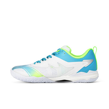 李宁（LI-NING）乒乓球鞋麒麟2.0男女款国家队专业比赛运动训练鞋 白/浅水蓝 40 