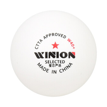 莹恋WINION严选乒乓球一星W40+新材料1星比赛训练用球白色30只装