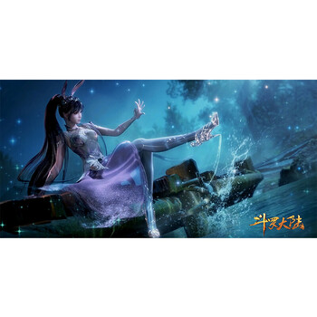 国漫斗罗大陆唐三小舞海报动漫周边贴画贴纸壁画墙纸挂画自粘 西瓜红